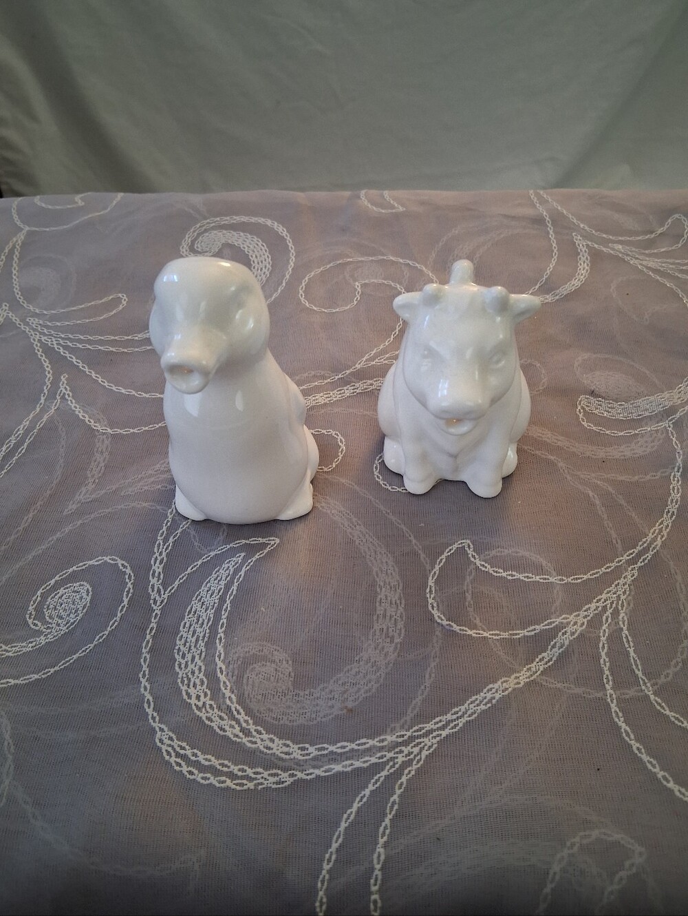 Mini Animal Creamer Pitchers-Cow & Duck Shaped